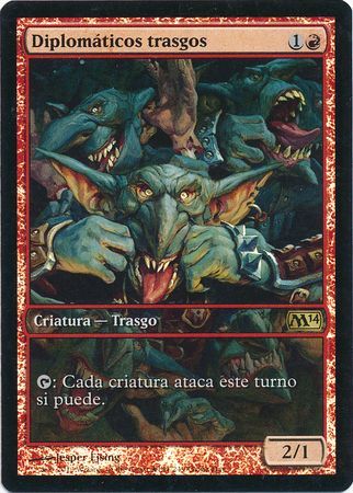Spanish Goblin Diplomats Diplomaticos trasgos Game Day Foil Promo Spanish Goblin Diplomats Diplomaticos trasgos Game Day Foil Promo
