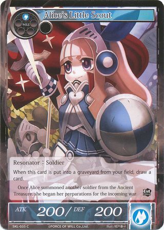Alice s Little Scout SKL 035 Common Force of Will The Seven Kings of the Lands Singles Alice s Little Scout SKL 035 Common Force of Will The Seven Kings of the Lands Singles