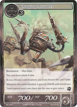 Charging Assaulter SKL 082 Common Force of Will The Seven Kings of the Lands Singles Charging Assaulter SKL 082 Common Force of Will The Seven Kings of the Lands Singles