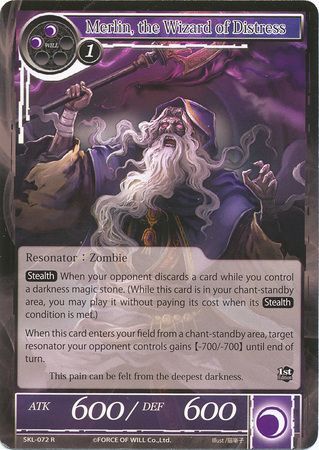 Merlin the Wizard of Distress SKL 072 Rare Force of Will The Seven Kings of the Lands Singles Merlin the Wizard of Distress SKL 072 Rare Force of Will The Seven Kings of the Lands Singles