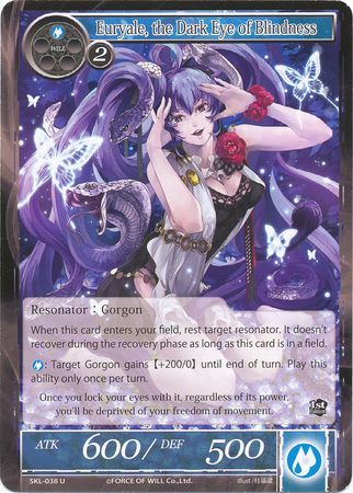 Euryale the Dark Eye of Blindness SKL 038 Uncommon Force of Will The Seven Kings of the Lands Singles Euryale the Dark Eye of Blindness SKL 038 Uncommon Force of Will The Seven Kings of the Lands Singles