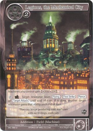 Leginus the Mechanical City SKL 086 Uncommon Force of Will The Seven Kings of the Lands Singles Leginus the Mechanical City SKL 086 Uncommon Force of Will The Seven Kings of the Lands Singles
