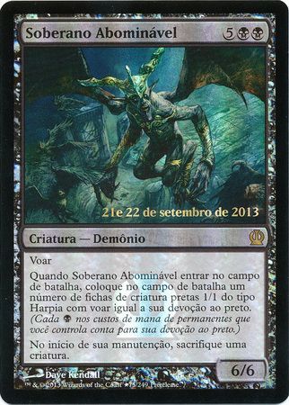 Portuguese Abhorrent Overlord Soberano Abominavel Prerelease Foil Promo Other Languages Promos Portuguese Abhorrent Overlord Soberano Abominavel Prerelease Foil Promo Other Languages Promos