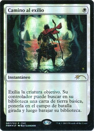 Camino al exilio Path to Exile 007 012 Spanish FNM Foil Promo Camino al exilio Path to Exile 007 012 Spanish FNM Foil Promo