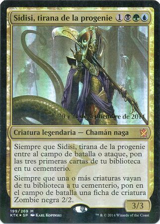 Spanish Sidisi Blood Tyrant Sidisi tirana de la progenie Prerelease Foil Promo Spanish Promos Spanish Sidisi Blood Tyrant Sidisi tirana de la progenie Prerelease Foil Promo Spanish Promos