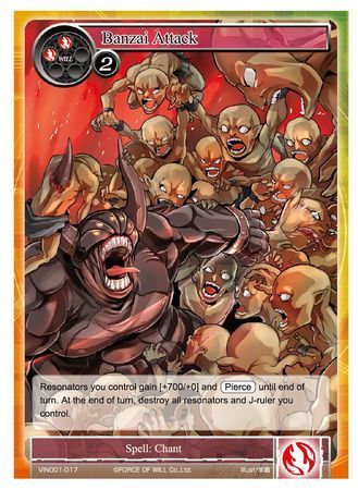 Banzai Attack VIN001 017 Banzai Attack VIN001 017