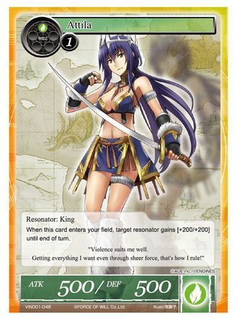 TAT-048 the Girl with Nothing C x4 ~~MINT Force of Will 4x 4 x Riina 