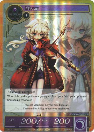 Mozart VIN001 067 Super Rare Foil Mozart VIN001 067 Super Rare Foil