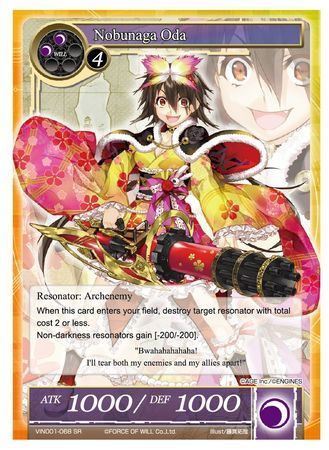 Nobunaga Oda VIN001 068 Super Rare Foil Nobunaga Oda VIN001 068 Super Rare Foil
