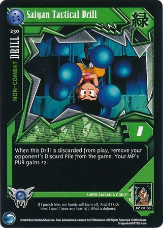 Saiyan Tactical Drill 230 Rare Unlimited Dragon Ball GT Shadow Dragon Saga Saiyan Tactical Drill 230 Rare Unlimited Dragon Ball GT Shadow Dragon Saga