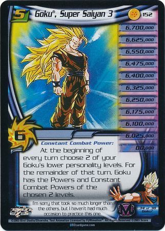 Goku, Super Saiyan 3 (Level 5) - 152 - Super Rare Unlimited Foil