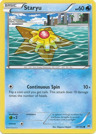 Staryu 29 162 Common Staryu 29 162 Common
