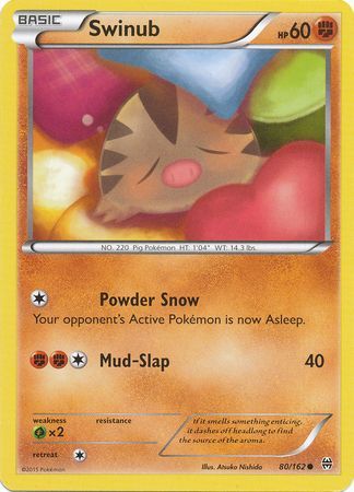 Swinub 80 162 Common XY Breakthrough Singles Swinub 80 162 Common XY Breakthrough Singles