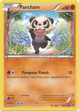 Pancham 86 162 Common XY Breakthrough Singles Pancham 86 162 Common XY Breakthrough Singles