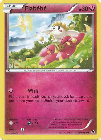 Flabebe 101 162 Common XY Breakthrough Singles Flabebe 101 162 Common XY Breakthrough Singles