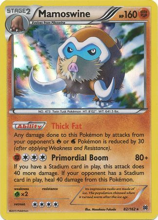 Mamoswine 82 162 Holo Rare Mamoswine 82 162 Holo Rare