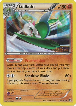 Gallade (61/135) (Cosmos Holo) (Blister Exclusive) [Black & White: Plasma  Storm]