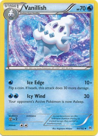 Vanillish 44 162 Uncommon XY Breakthrough Singles Vanillish 44 162 Uncommon XY Breakthrough Singles