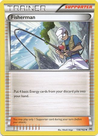Fisherman 136 162 Uncommon XY Breakthrough Singles Fisherman 136 162 Uncommon XY Breakthrough Singles