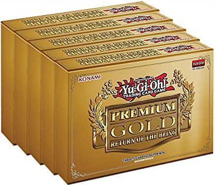 Premium Gold: Return of the Bling Unlimited Display Box of 5 Gold Boxe