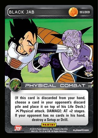 Black Jab Starter S133 Dragon Ball Z Panini Set 1 Starter Singles Black Jab Starter S133 Dragon Ball Z Panini Set 1 Starter Singles