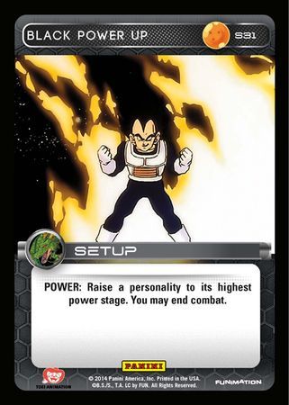 Black Power Up Starter S31 Dragon Ball Z Panini Set 1 Starter Singles Black Power Up Starter S31 Dragon Ball Z Panini Set 1 Starter Singles