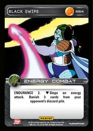 Black Swipe Starter S64 Dragon Ball Z Panini Set 1 Starter Singles Black Swipe Starter S64 Dragon Ball Z Panini Set 1 Starter Singles