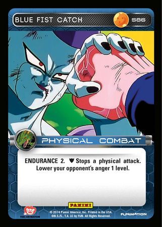 Blue Fist Catch Starter S86 Dragon Ball Z Panini Set 1 Starter Singles Blue Fist Catch Starter S86 Dragon Ball Z Panini Set 1 Starter Singles