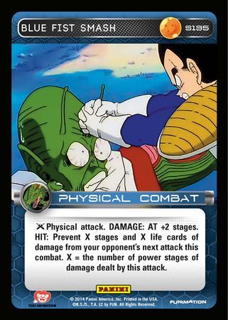 Blue Fist Smash Starter S135 Dragon Ball Z Panini Set 1 Starter Singles Blue Fist Smash Starter S135 Dragon Ball Z Panini Set 1 Starter Singles