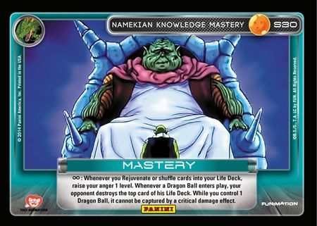 Namekian Knowledge Mastery Starter S30 Hi Tech Dragon Ball Z Panini Set 1 Starter Singles Namekian Knowledge Mastery Starter S30 Hi Tech Dragon Ball Z Panini Set 1 Starter Singles