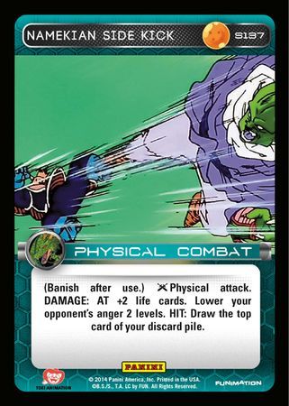 Namekian Side Kick Starter S137 Dragon Ball Z Panini Set 1 Starter Singles Namekian Side Kick Starter S137 Dragon Ball Z Panini Set 1 Starter Singles