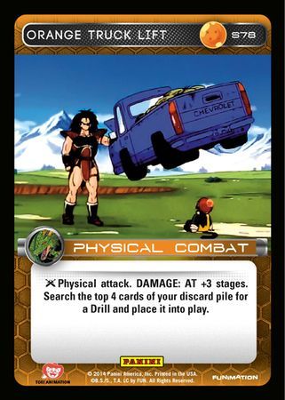 Orange Truck Lift Starter S78 Dragon Ball Z Panini Set 1 Starter Singles Orange Truck Lift Starter S78 Dragon Ball Z Panini Set 1 Starter Singles