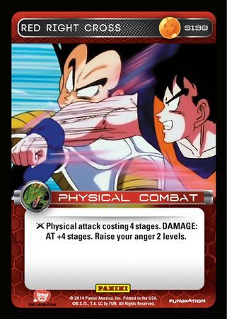 Red Right Cross Starter S139 Dragon Ball Z Panini Set 1 Starter Singles Red Right Cross Starter S139 Dragon Ball Z Panini Set 1 Starter Singles