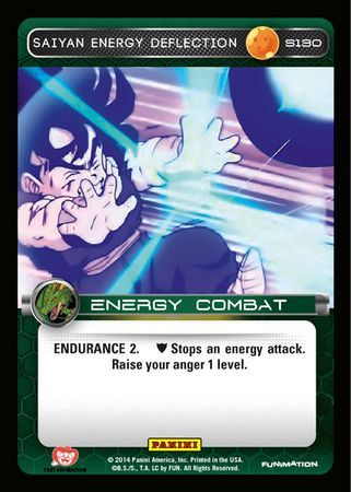 Saiyan Energy Deflection Starter S130 Dragon Ball Z Panini Set 1 Starter Singles Saiyan Energy Deflection Starter S130 Dragon Ball Z Panini Set 1 Starter Singles