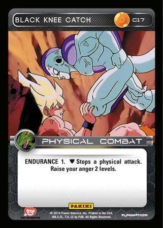 Black Knee Catch Common C17 Dragon Ball Z Panini Set 1 Singles Black Knee Catch Common C17 Dragon Ball Z Panini Set 1 Singles