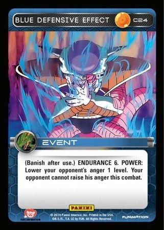 Blue Defensive Effect Common C24 Dragon Ball Z Panini Set 1 Singles Blue Defensive Effect Common C24 Dragon Ball Z Panini Set 1 Singles