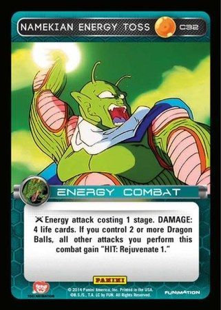 Namekian Energy Toss Common C32 Dragon Ball Z Panini Set 1 Singles Namekian Energy Toss Common C32 Dragon Ball Z Panini Set 1 Singles