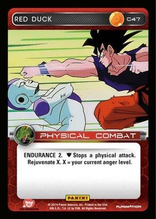 Red Duck Common C47 Dragon Ball Z Panini Set 1 Singles Red Duck Common C47 Dragon Ball Z Panini Set 1 Singles