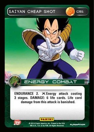 Saiyan Cheap Shot Common C51 Saiyan Cheap Shot Common C51