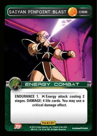 Saiyan Pinpoint Blast Common C56 Saiyan Pinpoint Blast Common C56