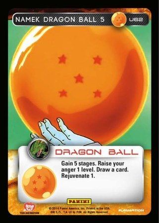 DBZ Dragon Ball Z TCG Card Panini Premiere U82 Blue Lunar Ray