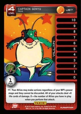 Captain Ginyu Frog Uncommon U67 Captain Ginyu Frog Uncommon U67