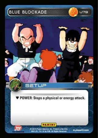 Blue Blockade Uncommon U79 Dragon Ball Z Panini Set 1 Singles Blue Blockade Uncommon U79 Dragon Ball Z Panini Set 1 Singles