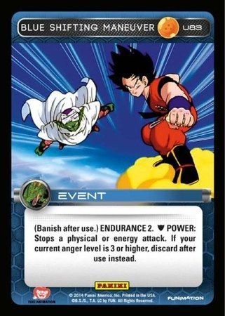 Blue Shifting Maneuver Uncommon U83 Dragon Ball Z Panini Set 1 Singles Blue Shifting Maneuver Uncommon U83 Dragon Ball Z Panini Set 1 Singles
