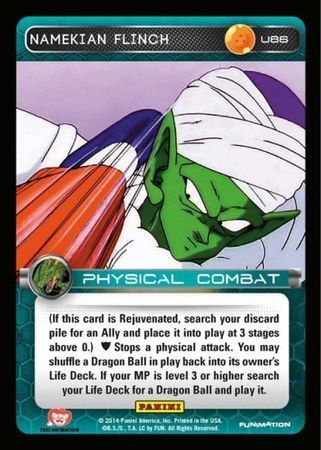 Namekian Flinch Uncommon U86 Dragon Ball Z Panini Set 1 Singles Namekian Flinch Uncommon U86 Dragon Ball Z Panini Set 1 Singles