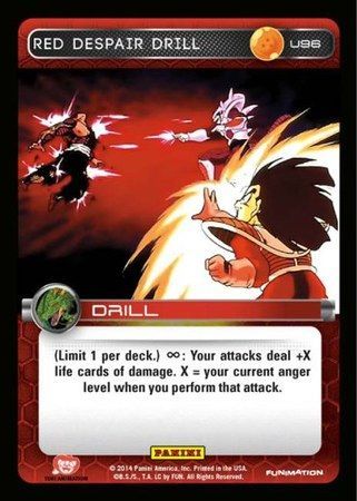Red Despair Drill Uncommon U96 Dragon Ball Z Panini Set 1 Singles Red Despair Drill Uncommon U96 Dragon Ball Z Panini Set 1 Singles