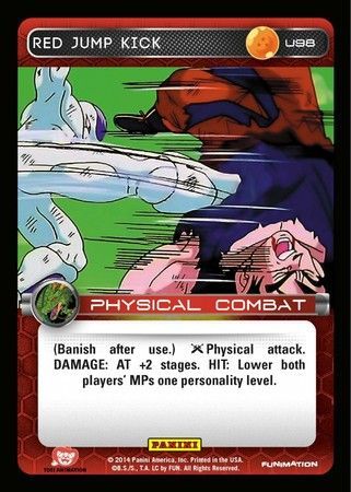 Red Jump Kick Uncommon U98 Red Jump Kick Uncommon U98