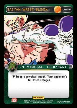 Saiyan Wrist Block Uncommon U106 Saiyan Wrist Block Uncommon U106