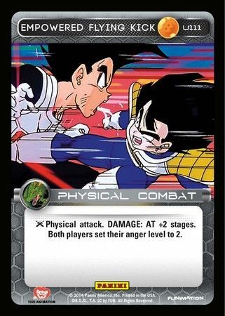 Empowered Flying Kick Uncommon U111 Dragon Ball Z Panini Set 1 Singles Empowered Flying Kick Uncommon U111 Dragon Ball Z Panini Set 1 Singles