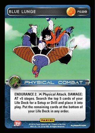 Blue Lunge Rare R128 Blue Lunge Rare R128